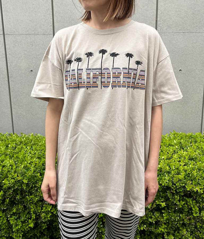 CALIFORNIA ボーダー パームツリー 半袖 ビッグ Tシャツ 853-5868