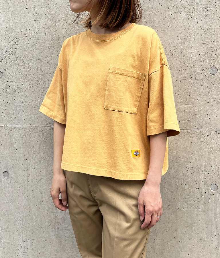 別注 DICKIES ピグメント 染め 片 ポケット Tシャツ 793-9079