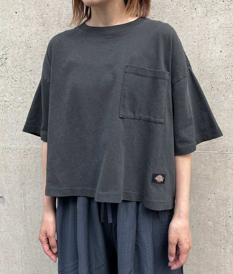 別注 DICKIES ピグメント 染め 片 ポケット Tシャツ 793-9079
