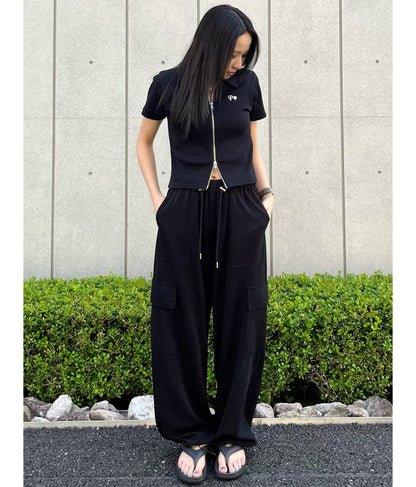 ウエストスピンドルナイロンカーゴパンツ 792-9070