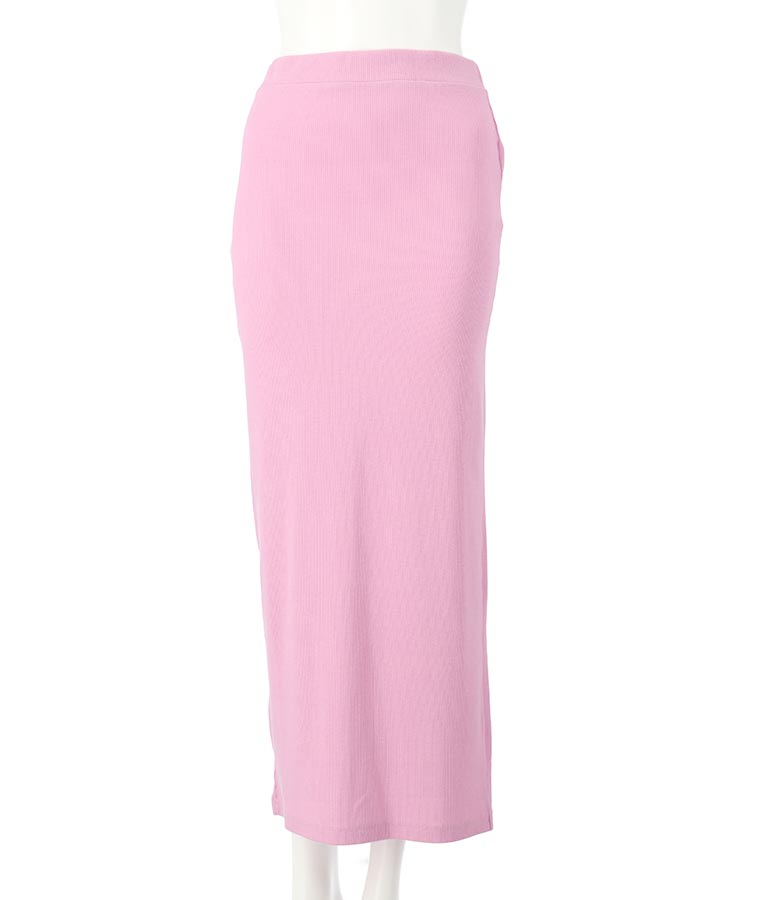 バック スリット リブ ロング スカート 852-5885