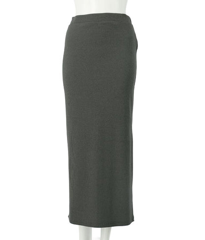 バック スリット リブ ロング スカート 852-5885