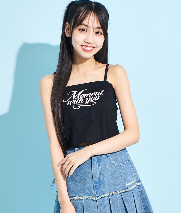 ハートアキ Tシャツ × ロゴ キャミソール SET
