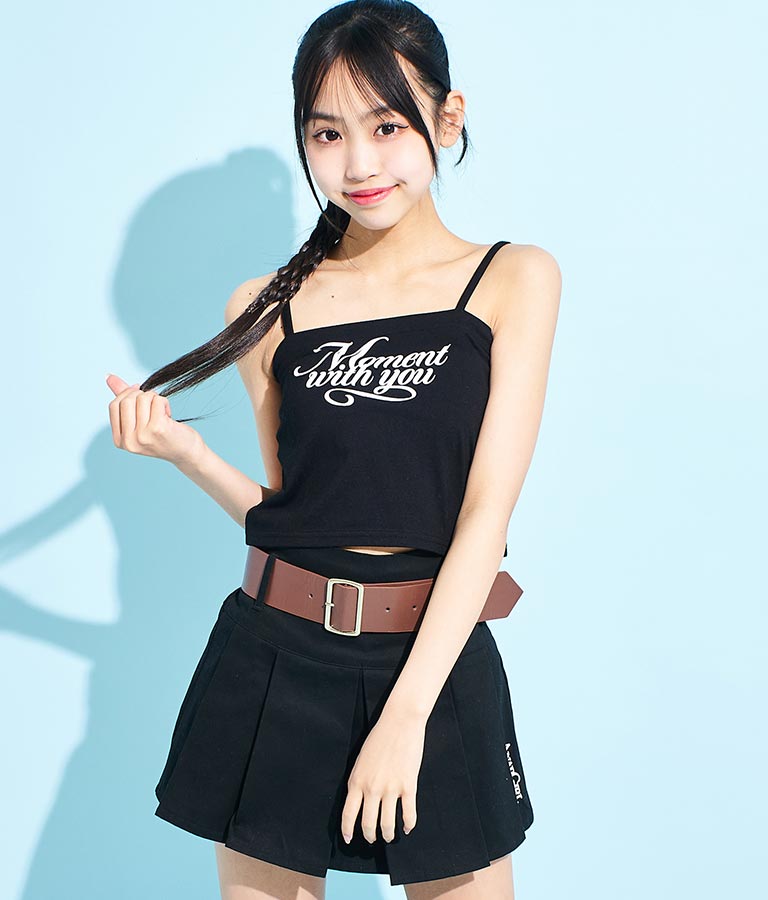 ハートアキ Tシャツ × ロゴ キャミソール SET 918-7493