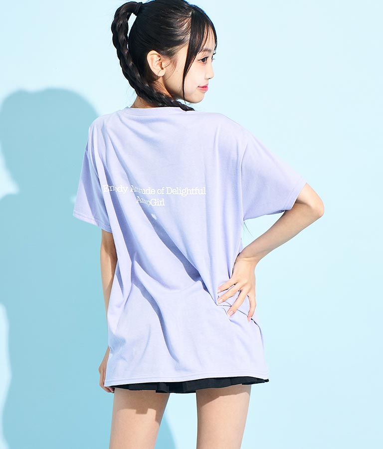 ハートアキ Tシャツ × ロゴ キャミソール SET 918-7493