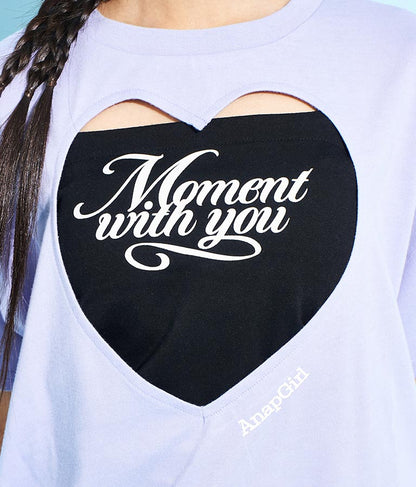 ハートアキ Tシャツ × ロゴ キャミソール SET 918-7493