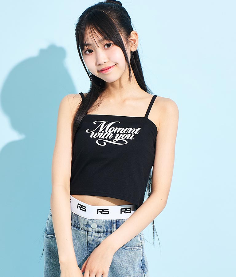 ハートアキ Tシャツ × ロゴ キャミソール SET 918-7493