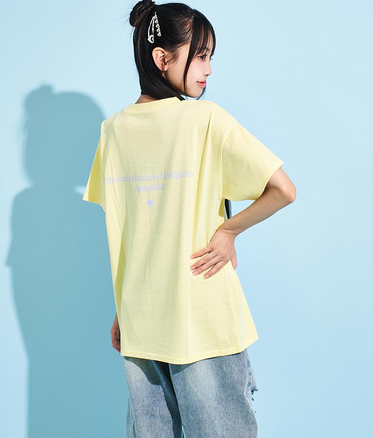 ハートアキ Tシャツ × ロゴ キャミソール SET 918-7493