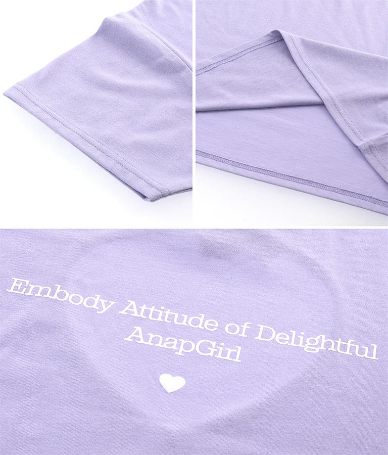 ハートアキ Tシャツ × ロゴ キャミソール SET 918-7493