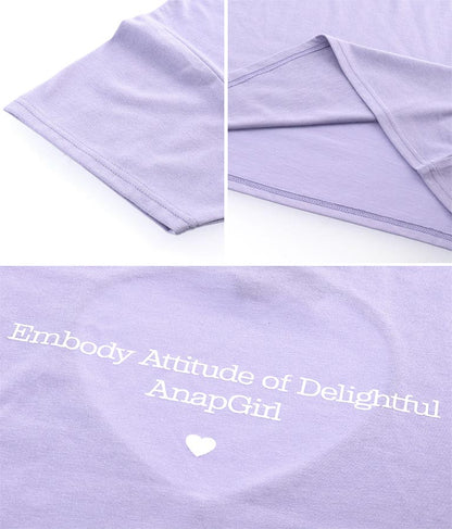 ハートアキ Tシャツ × ロゴ キャミソール SET 918-7493