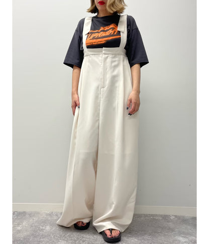 ベルト デザイン ワイド サロペット 797-9147