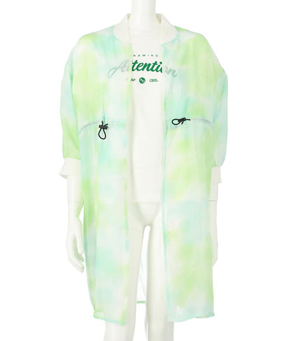 タイダイ シアー カーデ × Tシャツ セット 918-7370