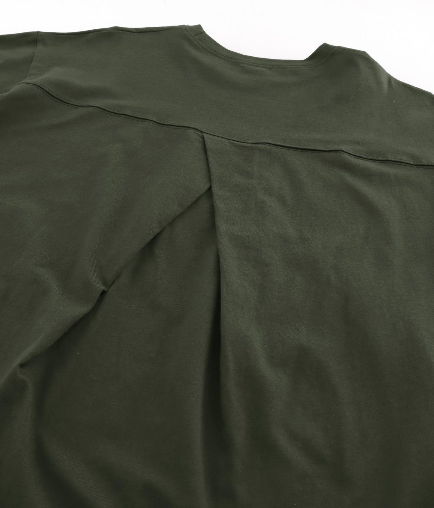 タック 裾ラウンド ロング Tシャツ 153-5579