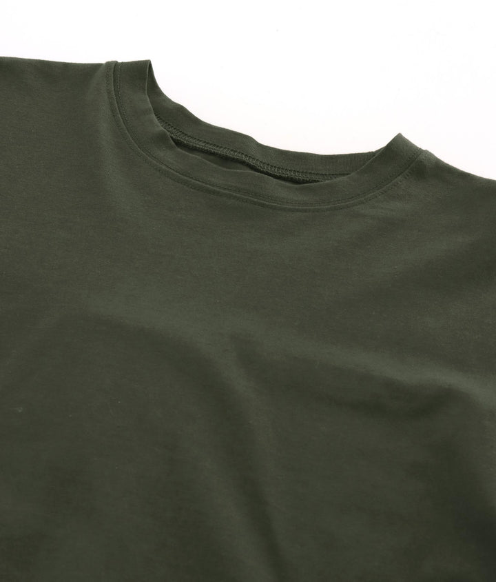 タック 裾ラウンド ロング Tシャツ 153-5579
