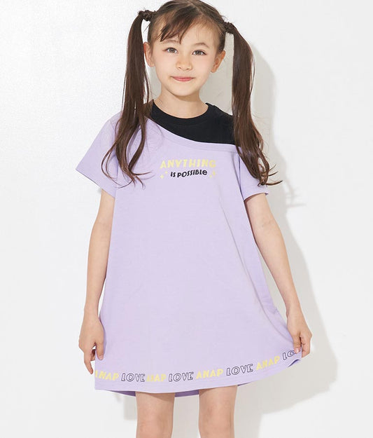 アシンメトリー オフショルダー バックジップ ワンピース 427-3278