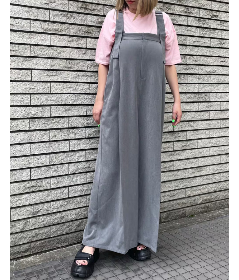 ベルト デザイン ワイド サロペット 797-9147