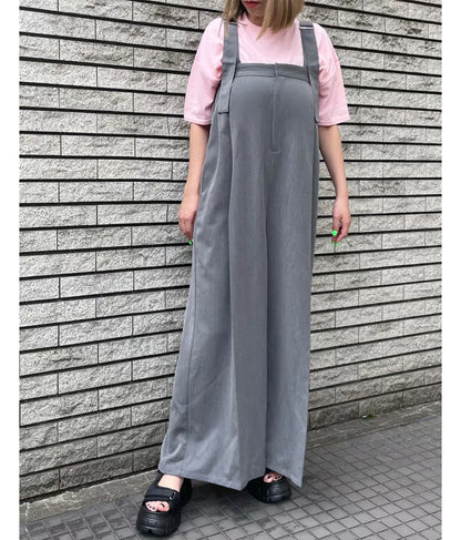 ベルト デザイン ワイド サロペット 797-9147