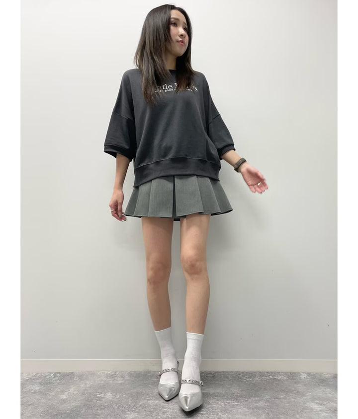 ベルト付き プリーツ スカート 151-5491