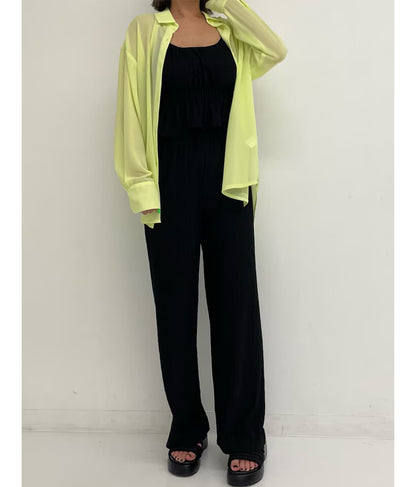 楊柳 キャミソール パンツ セットアップ 818-6771