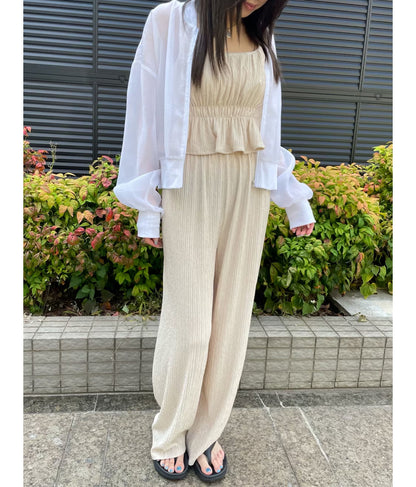 楊柳 キャミソール パンツ セットアップ 818-6771