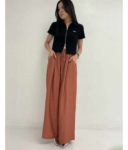 リラックス ユッタリ ワイド パンツ 812-6770