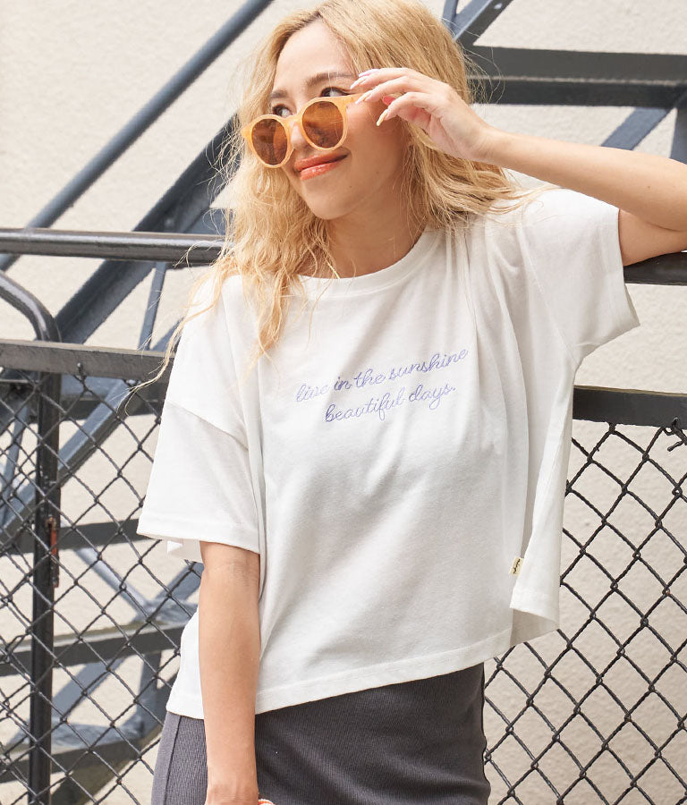 メッセージ 刺繍 Tシャツ 853-5864