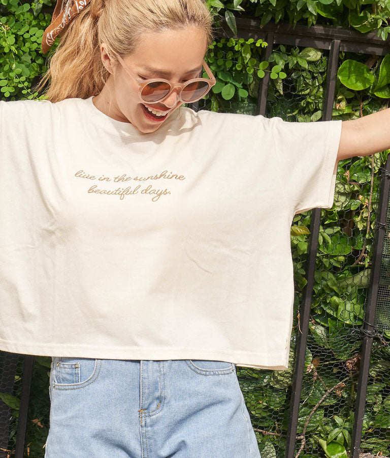 メッセージ 刺繍 Tシャツ 853-5864