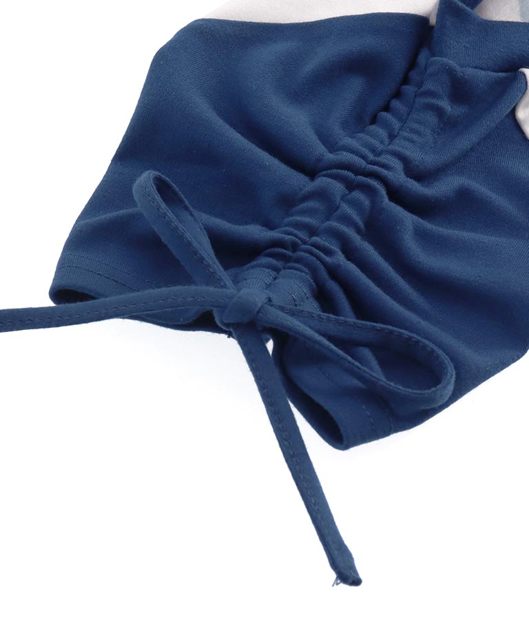 袖 シャーリング 星 モチーフ ミニ Tシャツ 913-7530