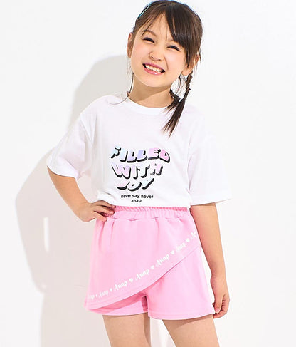 ミニ 裏毛 デザイン スカパン 421-3322