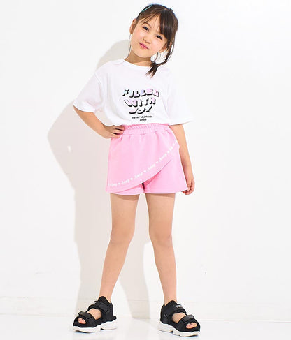 ミニ 裏毛 デザイン スカパン 421-3322