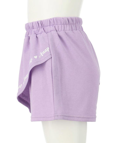 ミニ 裏毛 デザイン スカパン 421-3322