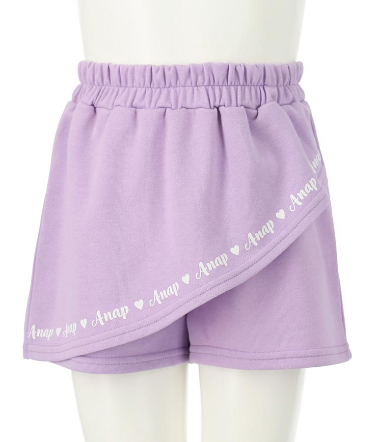 ミニ 裏毛 デザイン スカパン 421-3322