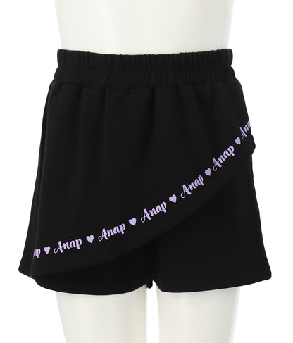 ミニ 裏毛 デザイン スカパン 421-3322