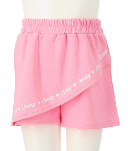 ミニ 裏毛 デザイン スカパン 421-3322