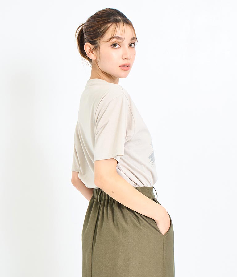 箔ペイント プリント Tシャツ 793-9171