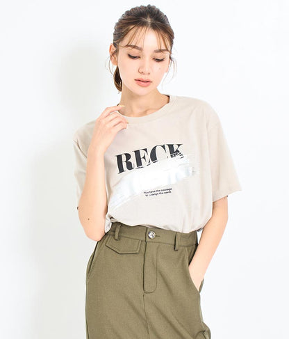 箔ペイント プリント Tシャツ 793-9171
