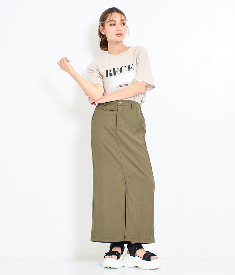 箔ペイント プリント Tシャツ 793-9171