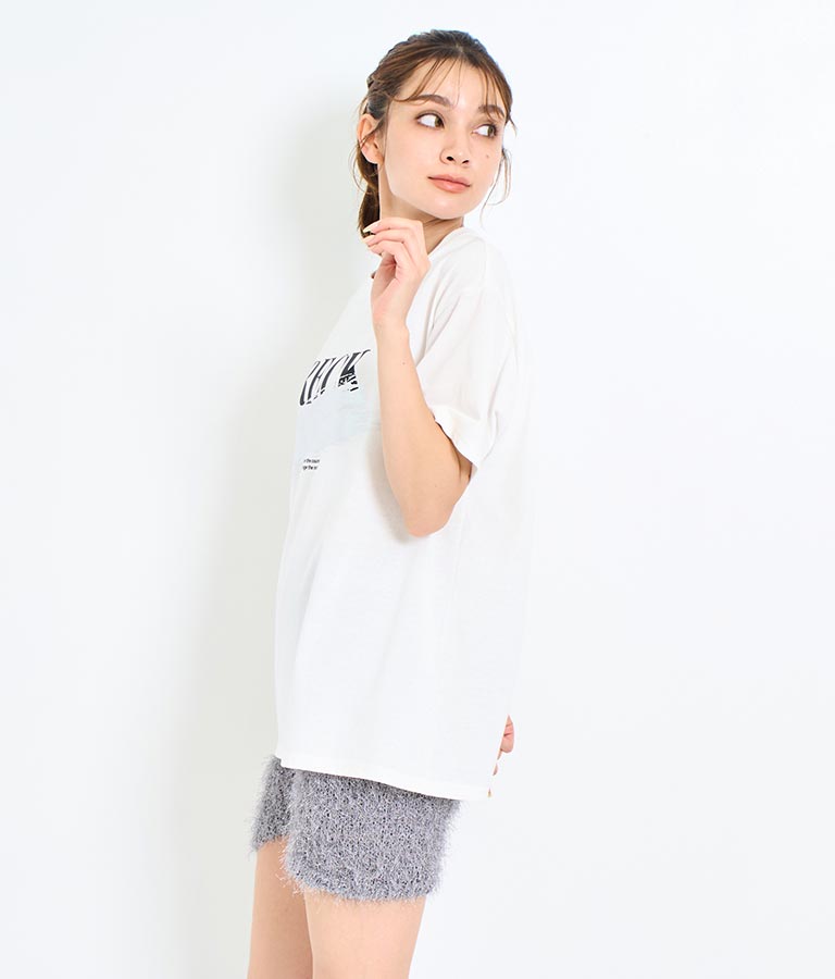 箔ペイント プリント Tシャツ 793-9171