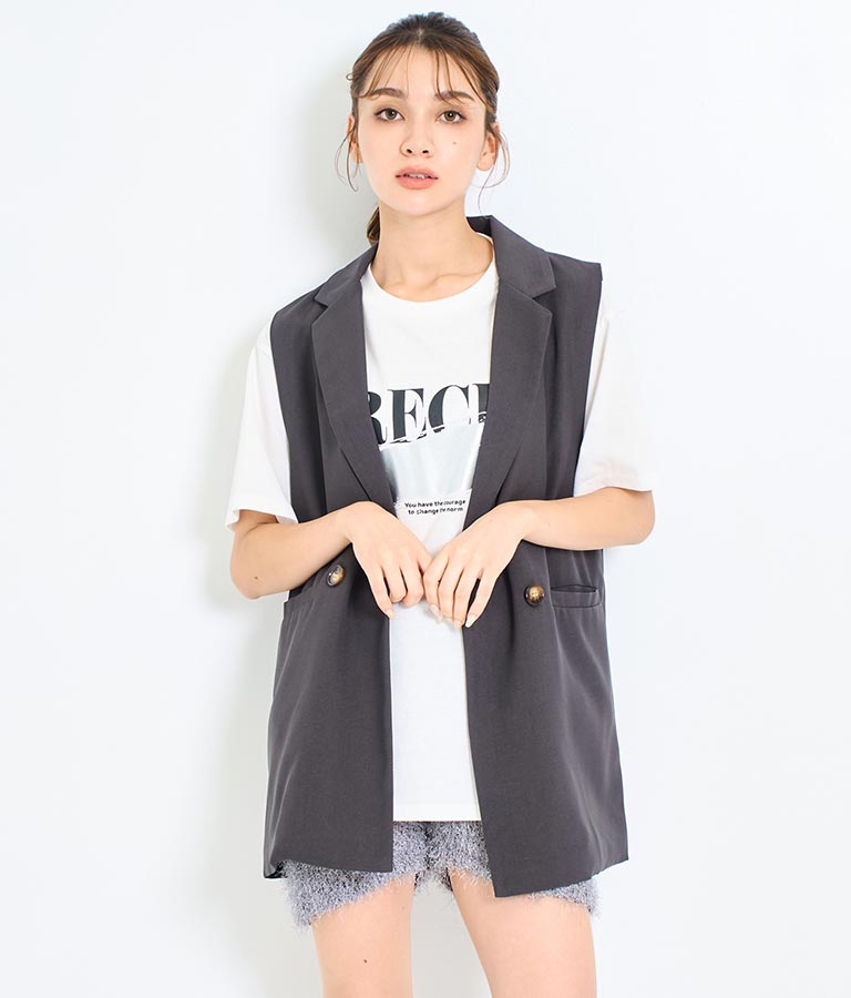 箔ペイント プリント Tシャツ 793-9171