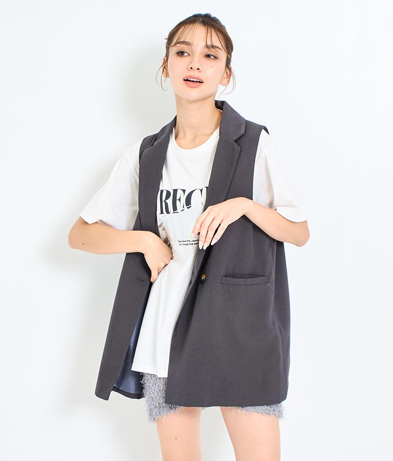 箔ペイント プリント Tシャツ 793-9171