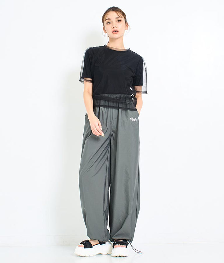 チュール × テレコ リブ Tシャツ セット 793-9170