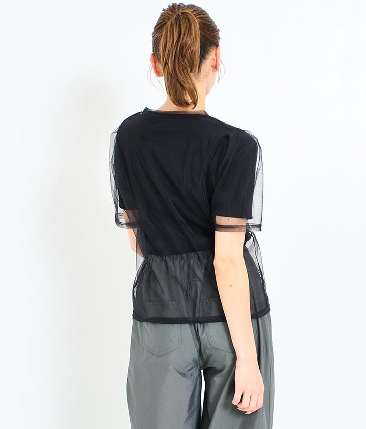 チュール × テレコ リブ Tシャツ セット 793-9170