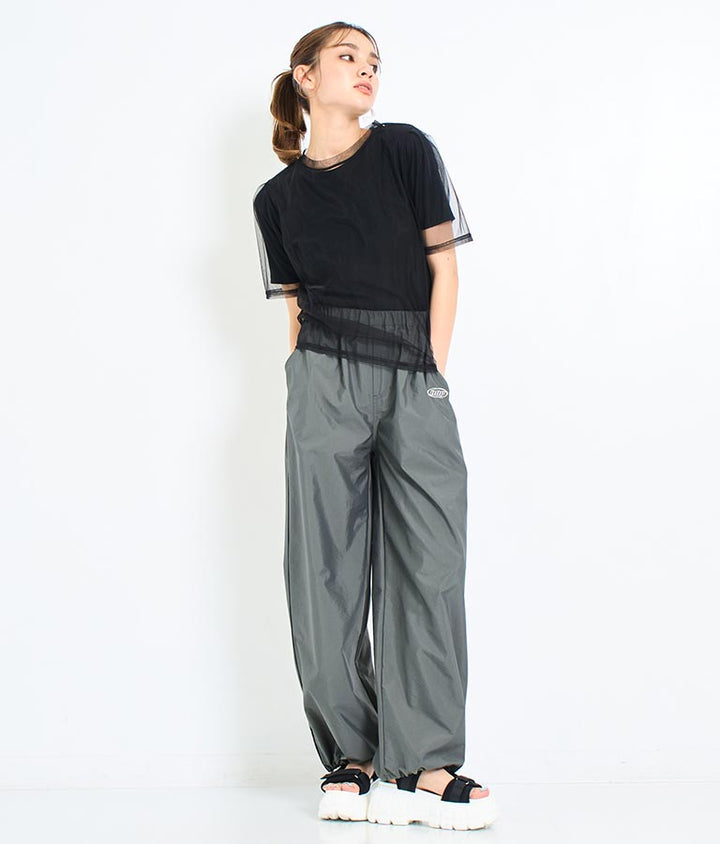 チュール × テレコ リブ Tシャツ セット 793-9170