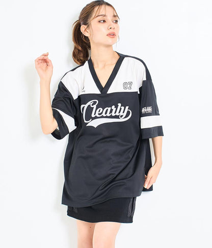 ユニフォーム オーバーサイズ Tシャツ 793-9163