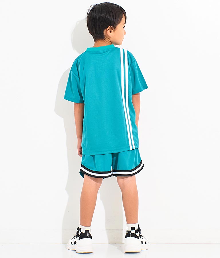 速乾 スポーティ ライン ハーフ パンツ 422-3272