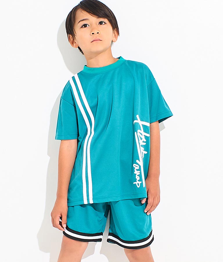 速乾 スポーティ ライン ハーフ パンツ 422-3272