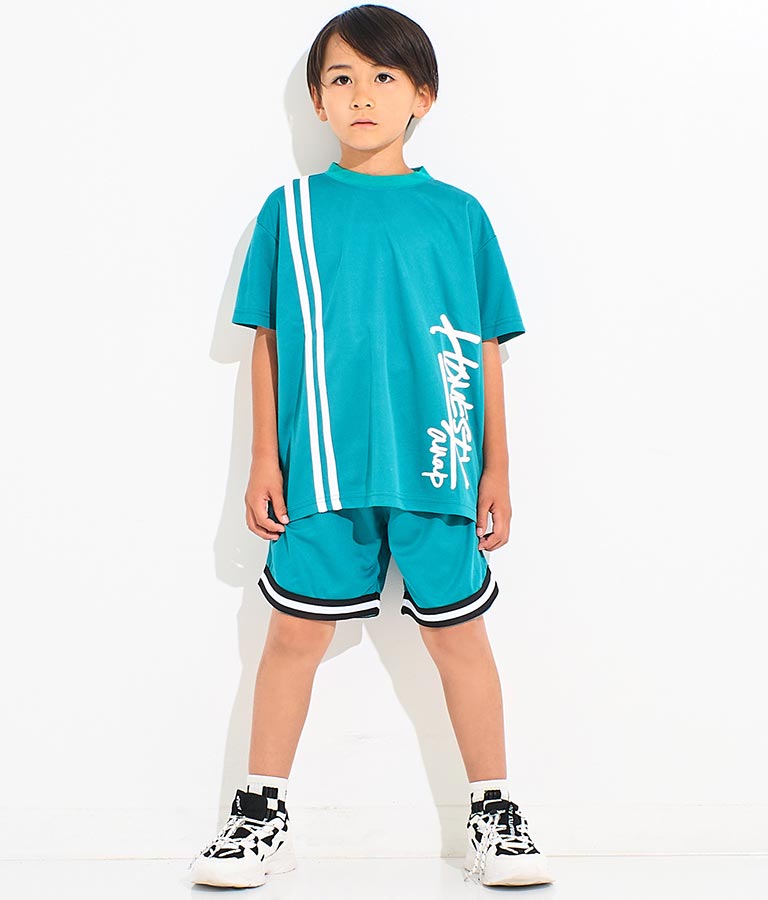 速乾 スポーティ ライン ハーフ パンツ 422-3272