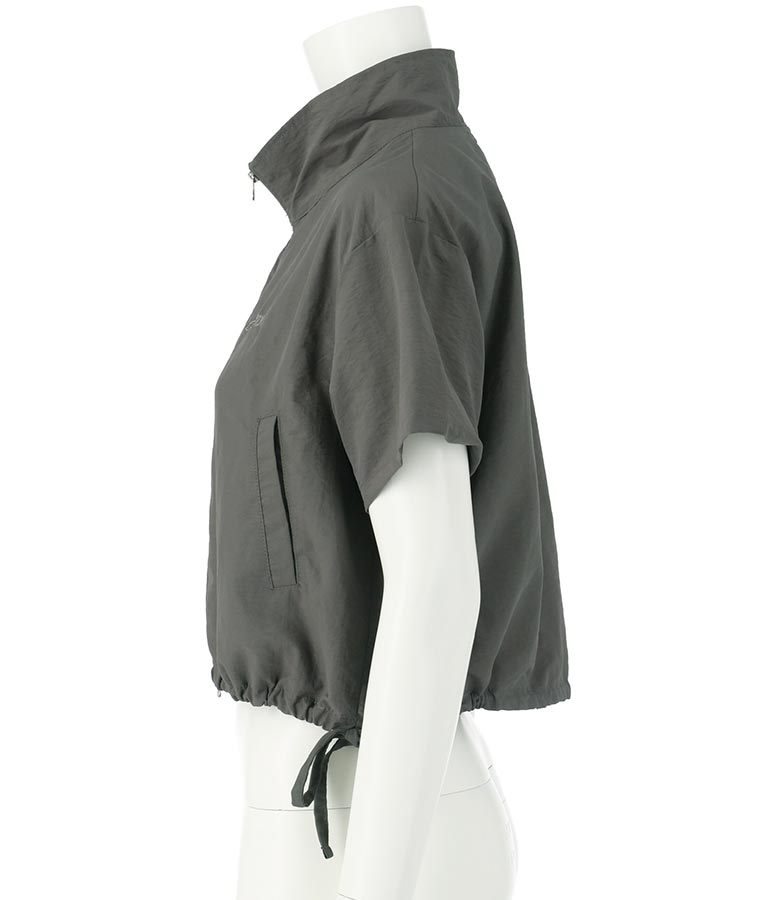 【ティーンズライン】肩 ジップ 付 ナイロン ブルゾン （M､Lサイズ展開） 【セットアップ着用可】