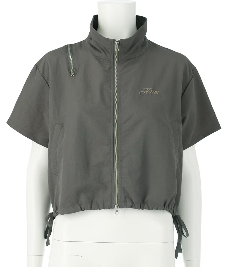 【ティーンズライン】肩 ジップ 付 ナイロン ブルゾン （M､Lサイズ展開） 【セットアップ着用可】 915-7538