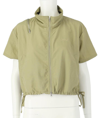 【ティーンズライン】肩 ジップ 付 ナイロン ブルゾン （M､Lサイズ展開） 【セットアップ着用可】 915-7538